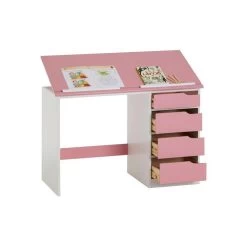 Bureau Enfant EMMA En Pin Massif 4 Tiroirs Et Plateau Inclinable Lasuré Blanc Et Rose -Vous ne pouvez pas battre les meubles. 027057a7cbdb4f7f937a38938e169a33 none 102c83851003023f9bfc0b1c0cf7c20a 102c838