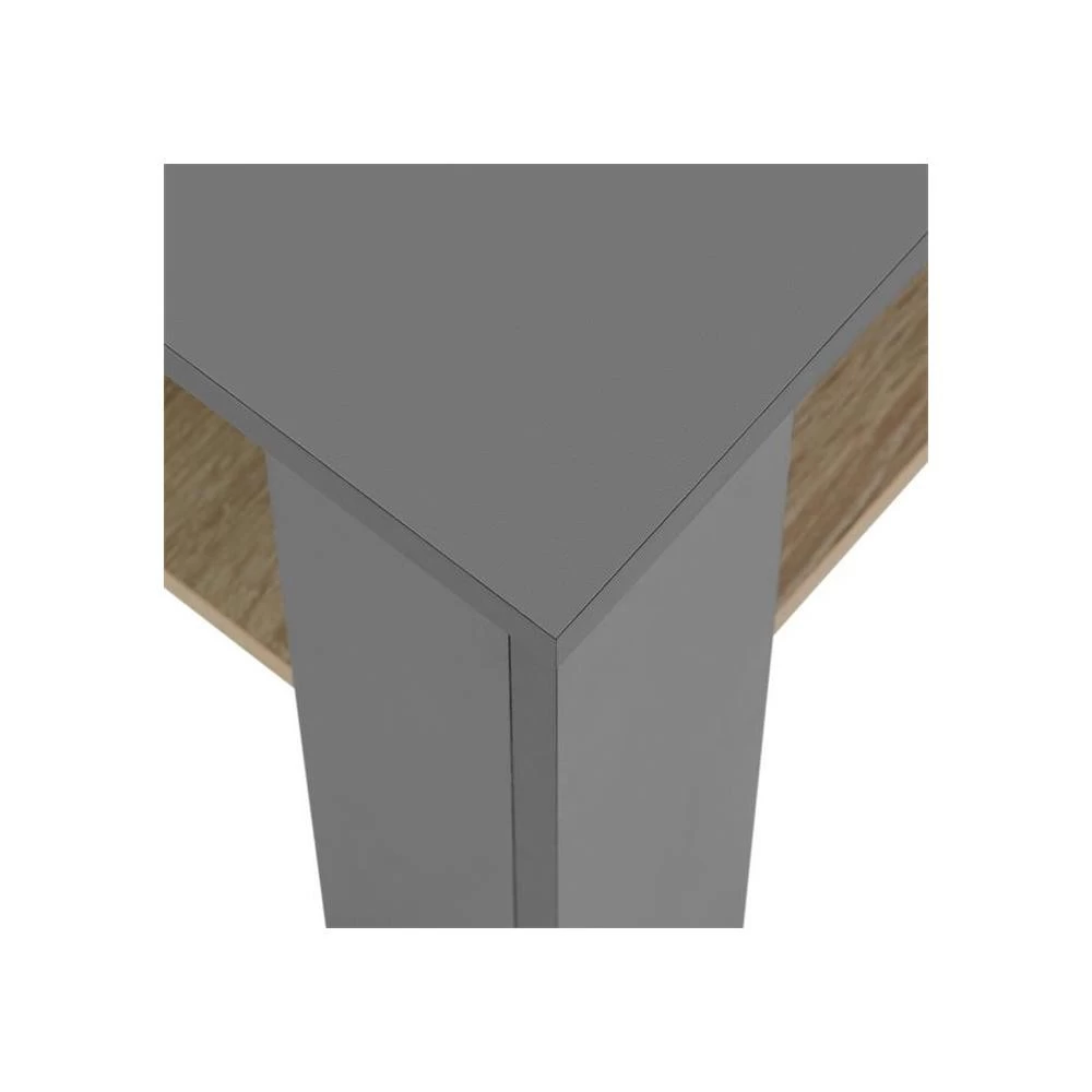 Table Basse LORIENT En Mélaminé Gris Mat Et Décor Chêne Sonoma 1 Table Basse LORIENT En Mélaminé Gris Mat Et Décor Chêne Sonoma