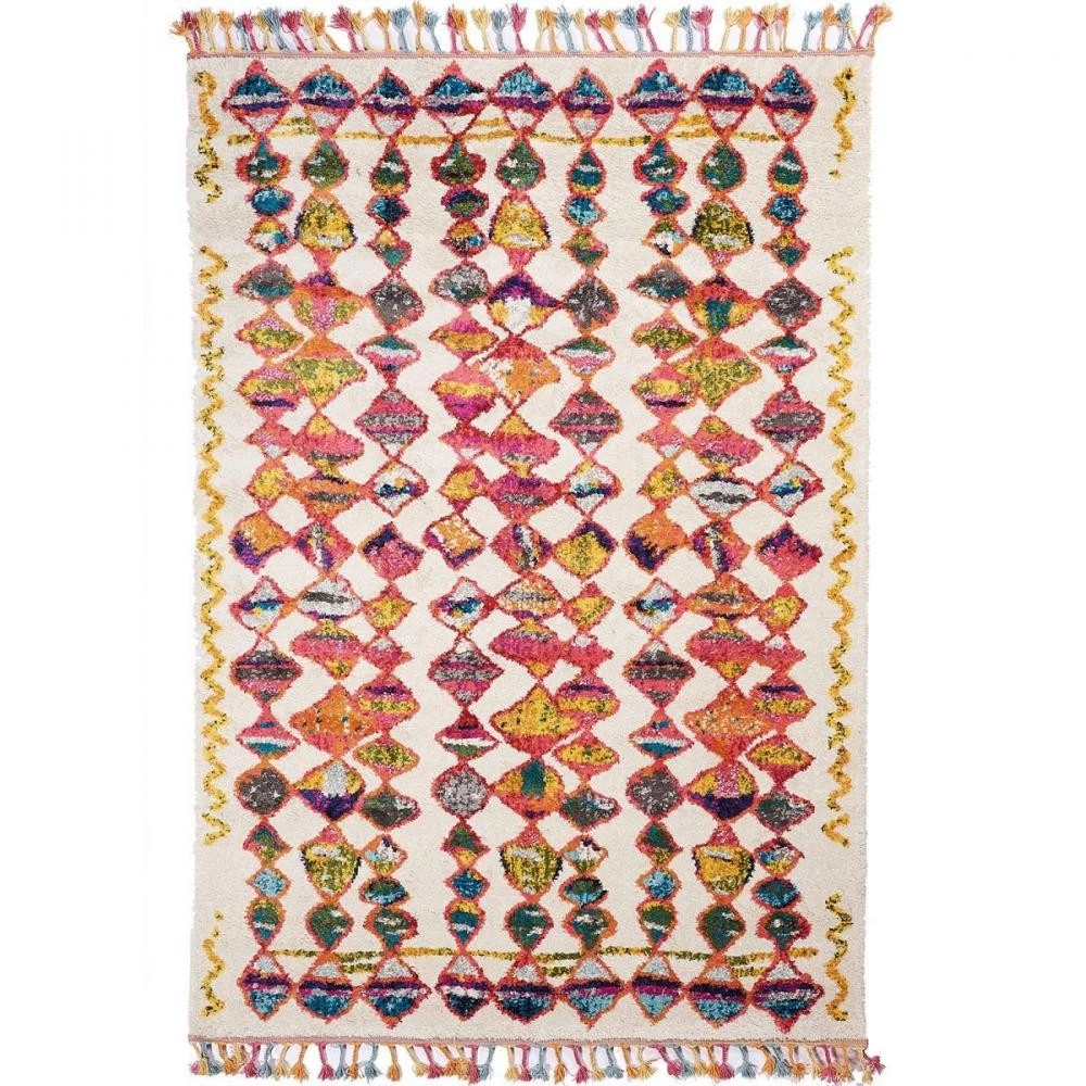 Tapis Berbère BERBER TRIBAL MK 01 Polypropylène - 60x110 Cm 5 Tapis Berbère BERBER TRIBAL MK 01 Polypropylène - 60x110 Cm – Image 5