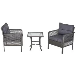 Lot De 2 Fauteuils De Jardin Grand Confort Repose-pied Table Basse Résine Tressée Et Filaire Imitation Rotin Coussins Gris -Vous ne pouvez pas battre les meubles. 08ca1903992005bf5d67804a26636d26 none c2350f92bdcdf64248c276e8a3889b70 c2350f9