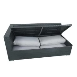 Ensemble Salon De Jardin En Résine Tressée Fonctionnel Avec Coffre De Rangement Intégré- Noir Ecru - FARENZA -Vous ne pouvez pas battre les meubles. 0c70ad3218489cc9cbd4eb871748e82e none ffe54790bdd870c9972807bf0e82cd92 ffe5479