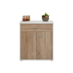 Buffet MONACO En Mélaminé Blanc Mat Et Décor Chêne Sonoma -Vous ne pouvez pas battre les meubles. 16dc09b33cdc3fc00037a56e25318417 none ad8f35b5c0718006efc99ff6b24d6f91 ad8f35b