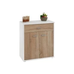 Buffet MONACO En Mélaminé Blanc Mat Et Décor Chêne Sonoma -Vous ne pouvez pas battre les meubles. 16dc09b33cdc3fc00037a56e25318417 none c1711d295610c7626e10105929f33e62 c1711d2