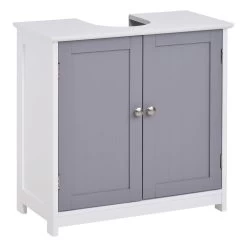 Meuble Salle De Bain - Meuble Sous-vasque - Placard 2 Portes Avec étagère - Dim. 60L X 30l X 60H Cm - MDF Gris Blanc -Vous ne pouvez pas battre les meubles. 178150dd20d0f461b4c90dd40316e5fa none 03b6b5f3465ee9cc7baf9055d0f90878 03b6b5f