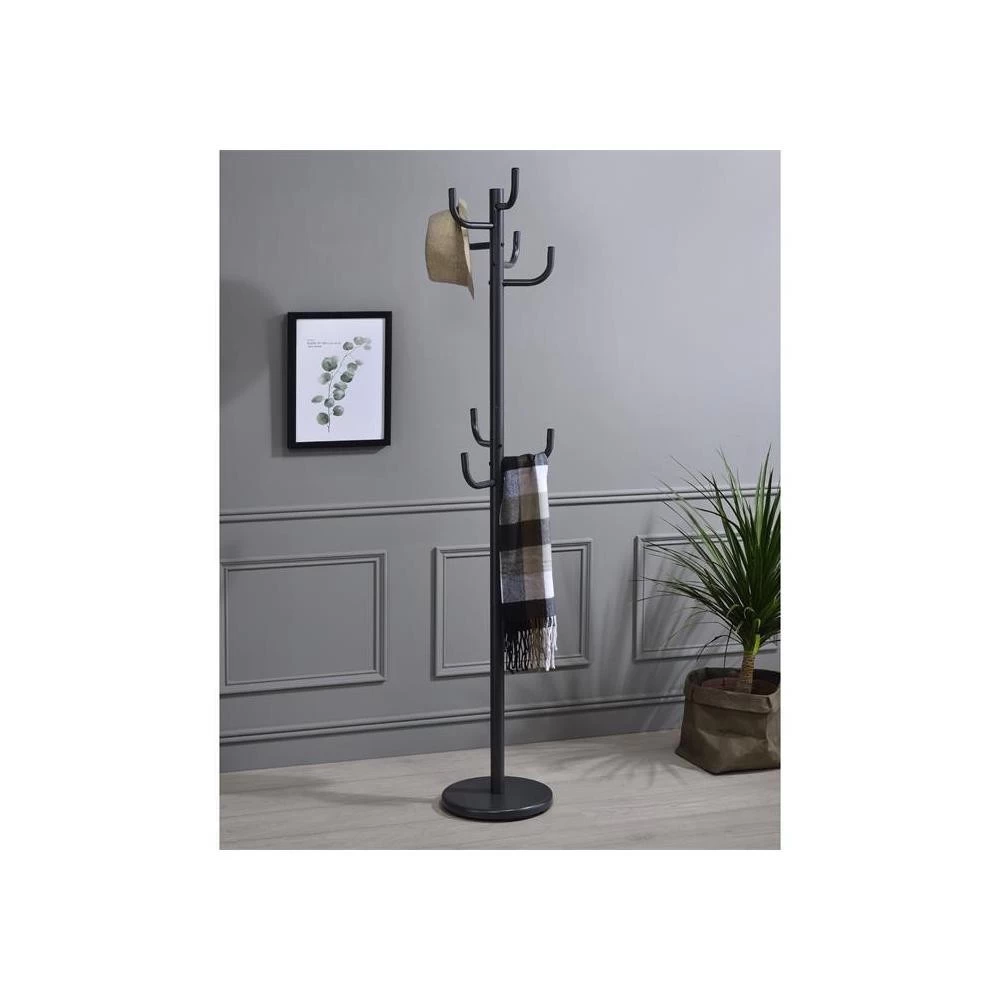 Porte-manteaux MILA En Métal Laqué Gris 1 Porte-manteaux MILA En Métal Laqué Gris