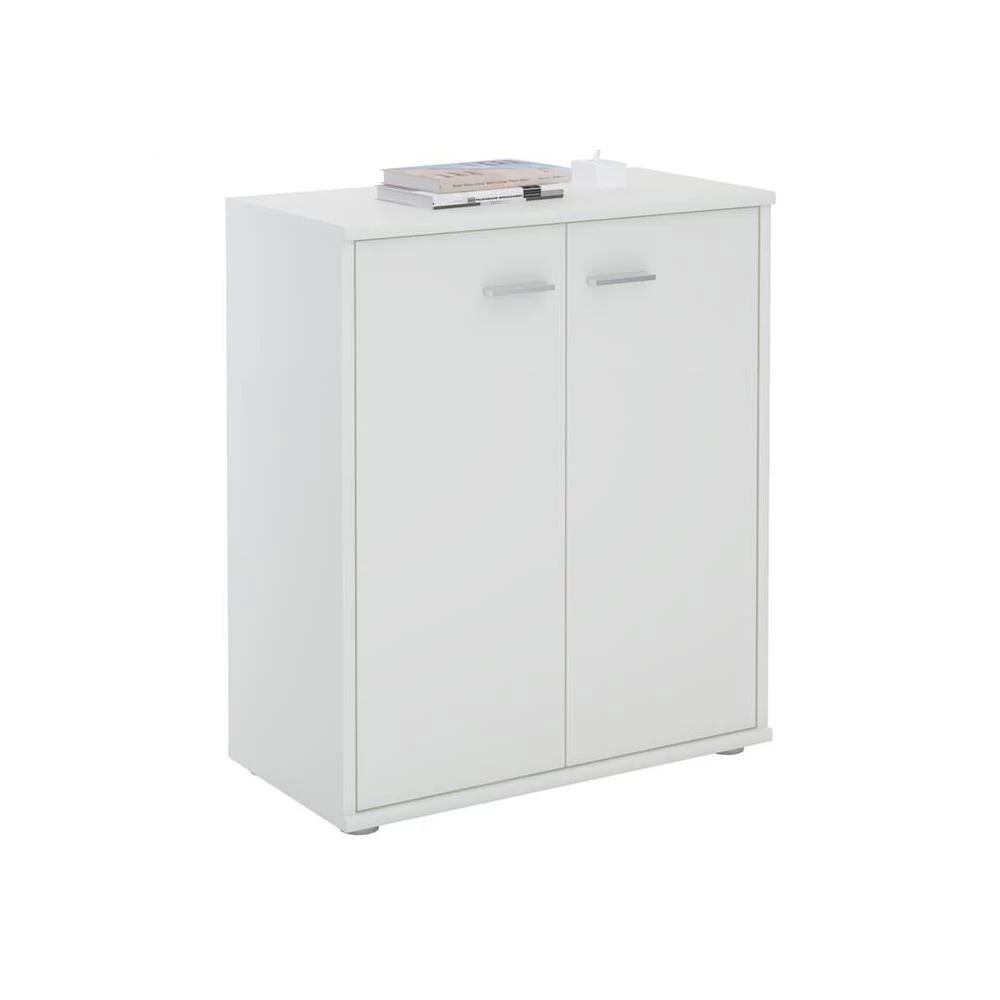 Meuble à Chaussures OLYMPE En Mélaminé Blanc Mat 4 Meuble à Chaussures OLYMPE En Mélaminé Blanc Mat – Image 4