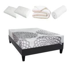 OLYMPE LITERIE | Pack Prêt à Dormir Héraklion 140x190 Cm | Matelas Mémoire De Forme + Sommier + Accessoires -Vous ne pouvez pas battre les meubles. 1ecb11122af54ca8b81d126fd26d5303 none 33b11f5f71013e19e382c22afaed5250 33b11f5