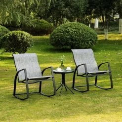 Ensemble De Jardin 3 Pièces 2 Fauteuils à Bascule Table Basse Plateau Verre Trempé Acier époxy Textilène Gris 7 Ensemble De Jardin 3 Pièces 2 Fauteuils à Bascule Table Basse Plateau Verre Trempé Acier époxy Textilène Gris -Vous ne pouvez pas battre les meubles. 2a5bd0472963c3a81a7efa327e5885d0 none ed4db2404b553a7f1ec5d2da876f4fdb ed4db24
