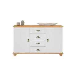 Buffet COLMAR En Pin Massif 4 Tiroirs Et 2 Portes Lasuré Blanc Et Brun -Vous ne pouvez pas battre les meubles. 2cfffaf50233ecb496250443dddebbd5 none 0f820cc3f8d015bbb2681d746d456651 0f820cc