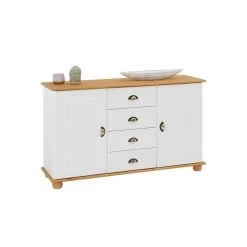 Buffet COLMAR En Pin Massif 4 Tiroirs Et 2 Portes Lasuré Blanc Et Brun -Vous ne pouvez pas battre les meubles. 2cfffaf50233ecb496250443dddebbd5 none ab40e814e5dc51d07ec78956eaddaac9 ab40e81