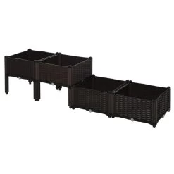 Jardinière Sur Pieds Carré Potager 2 étages Dim. 80L X 80l X 44H Cm Insert D'irrigation Plastique Imitation Rotin Tressé Chocolat 10 Jardinière Sur Pieds Carré Potager 2 étages Dim. 80L X 80l X 44H Cm Insert D'irrigation Plastique Imitation Rotin Tressé Chocolat -Vous ne pouvez pas battre les meubles. 2d05a4237c3e7ace6d2db472bee94267 none c480647a779585cf5ce2b79e4a750be2 c480647