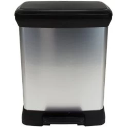Poubelle à Pédale Aspect Aluminium 30L -Vous ne pouvez pas battre les meubles. 336380 morePictures 3