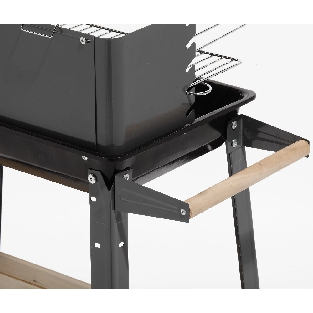 Barbecue à Charbon Sur Chariot 2 Tablettes Darwin 6 Barbecue à Charbon Sur Chariot 2 Tablettes Darwin – Image 6
