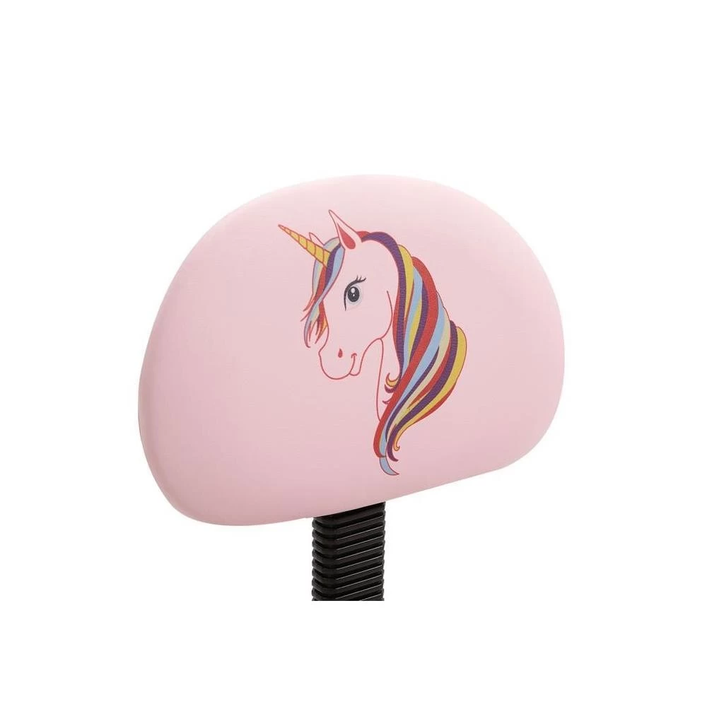 Chaise De Bureau Pour Enfant UNICORN Revêtement Synthétique Rose Avec Motif Licorne 4 Chaise De Bureau Pour Enfant UNICORN Revêtement Synthétique Rose Avec Motif Licorne – Image 4
