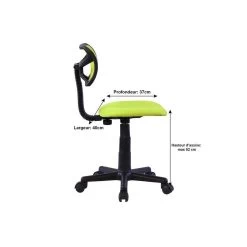 Chaise De Bureau Pour Enfant MILAN Vert