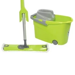 Seau Wash Easy à Roulettes Paul Masquin Vert Et Gris -Vous ne pouvez pas battre les meubles. 356158 morePictures 03