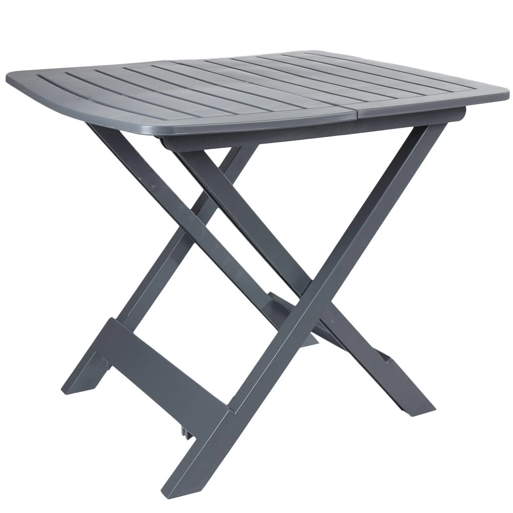 Table De Jardin 2 Personnes Pliante Plastique Gris Relax 1 Table De Jardin 2 Personnes Pliante Plastique Gris Relax