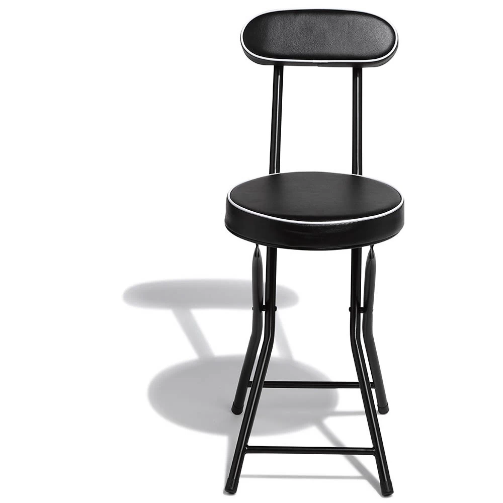 Chaise Pliante Tony Noire Ø30 X H.74 Cm 5 Chaise Pliante Tony Noire Ø30 X H.74 Cm – Image 5