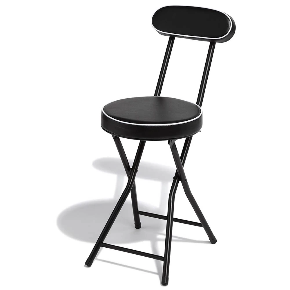 Chaise Pliante Tony Noire Ø30 X H.74 Cm 1 Chaise Pliante Tony Noire Ø30 X H.74 Cm