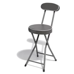 Chaise Pliante Tony Gris Anthracite Ø30 X H.74 Cm 6 Chaise Pliante Tony Gris Anthracite Ø30 X H.74 Cm -Vous ne pouvez pas battre les meubles. 358946 morePictures 3