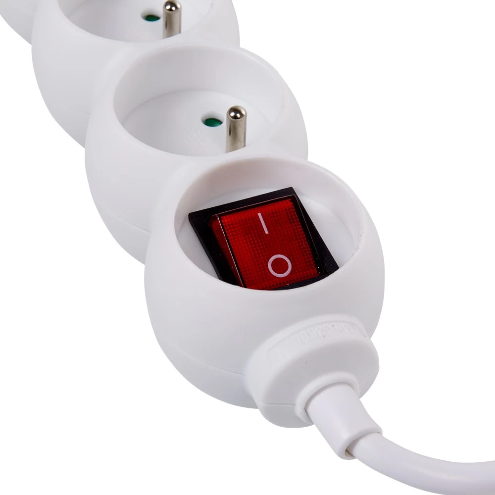 Bloc Multiprise Blanc Interrupteur 5 Prises 1 Bloc Multiprise Blanc Interrupteur 5 Prises