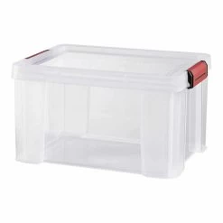 Box De Rangement Transparente Couvercle Clips Rouge 17 L -Vous ne pouvez pas battre les meubles. 369917 morePictures 2