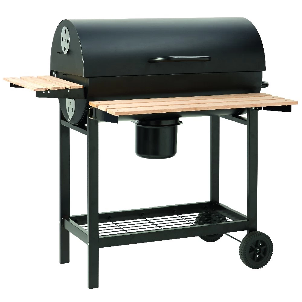 Barbecue à Charbon Cuve Acier Sur Chariot Cruz 4 Barbecue à Charbon Cuve Acier Sur Chariot Cruz – Image 4