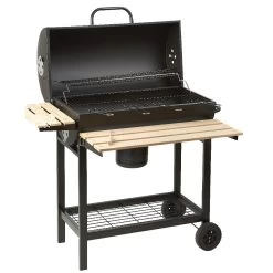 Barbecue à Charbon Cuve Acier Sur Chariot Cruz