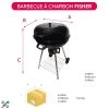 Barbecue à Charbon à Roulettes Fisher