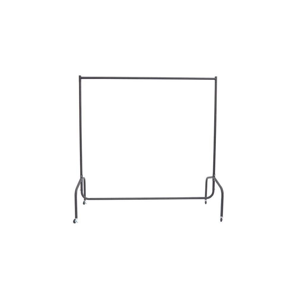 Portant Tringle à Vêtements Acier Charge Max. 140 Kg Dim. 180L X 60l X 170H Cm Noir 3 Portant Tringle à Vêtements Acier Charge Max. 140 Kg Dim. 180L X 60l X 170H Cm Noir – Image 3