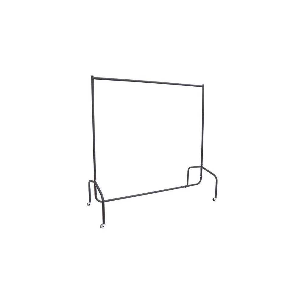 Portant Tringle à Vêtements Acier Charge Max. 140 Kg Dim. 180L X 60l X 170H Cm Noir 4 Portant Tringle à Vêtements Acier Charge Max. 140 Kg Dim. 180L X 60l X 170H Cm Noir – Image 4