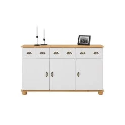 Buffet COLMAR En Pin Massif 3 Tiroirs Et 3 Portes Lasuré Blanc Et Brun -Vous ne pouvez pas battre les meubles. 402b07011a804e4a1092daea42be1ce3 none fb5346d894d2997246f4c794ddf9cf89 fb5346d
