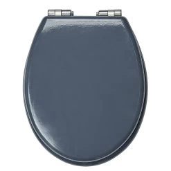 Abattant WC Uni Gris Avec Frein De Chute