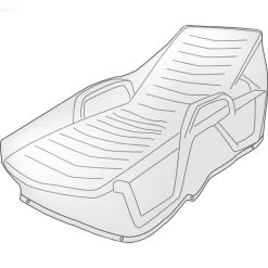 Housse De Protection Grise Pour Bain De Soleil