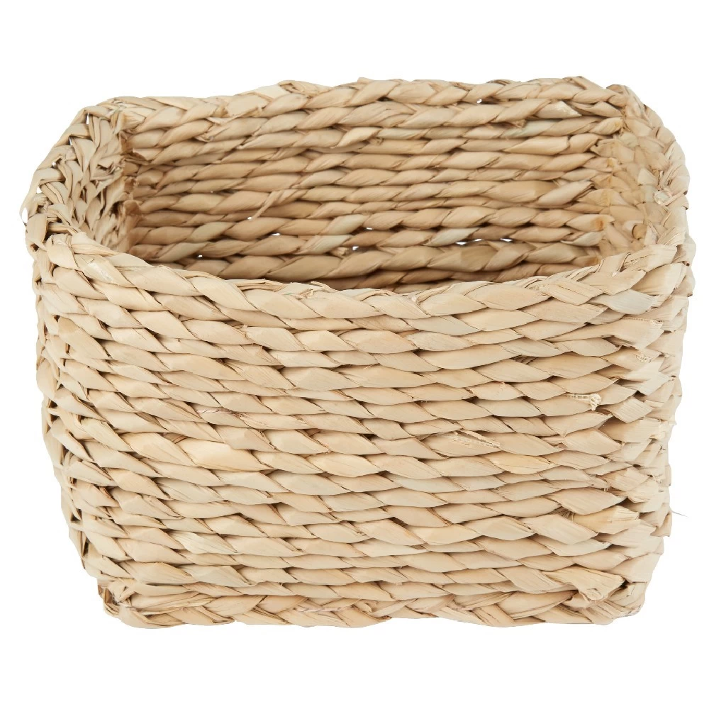 Panière Carrée Imitation Osier Naturel 2 Panière Carrée Imitation Osier Naturel – Image 2