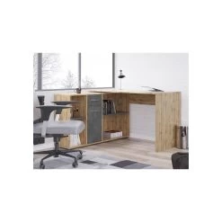 Bureau D'angle CARMEN Avec Meuble De Rangement Décor Chêne Sauvage Et Béton Foncé 10 Bureau D'angle CARMEN Avec Meuble De Rangement Décor Chêne Sauvage Et Béton Foncé -Vous ne pouvez pas battre les meubles. 40e1753ee3c6d9204bbed5a60ce918cc none 790def81500487ec57a2b522cd16b58c 790def8