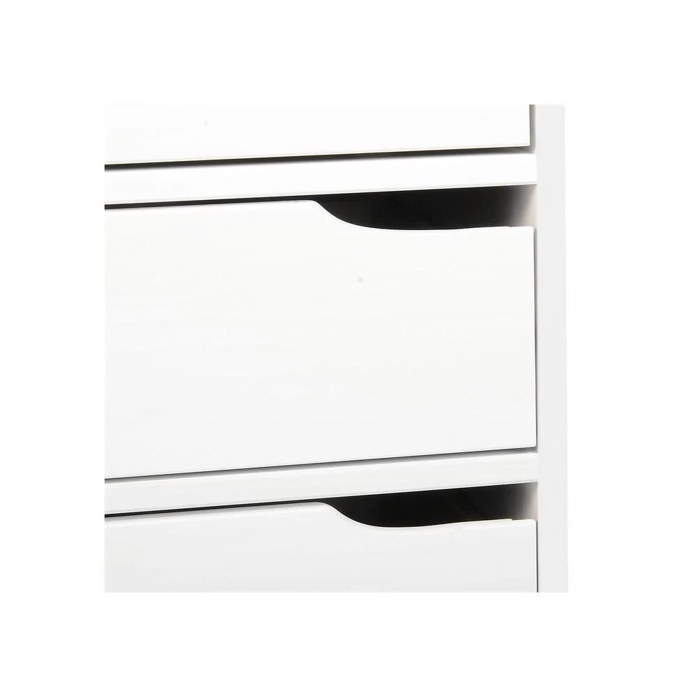 Bureau En Pin Massif HUGO Lasuré Blanc 4 Bureau En Pin Massif HUGO Lasuré Blanc – Image 4