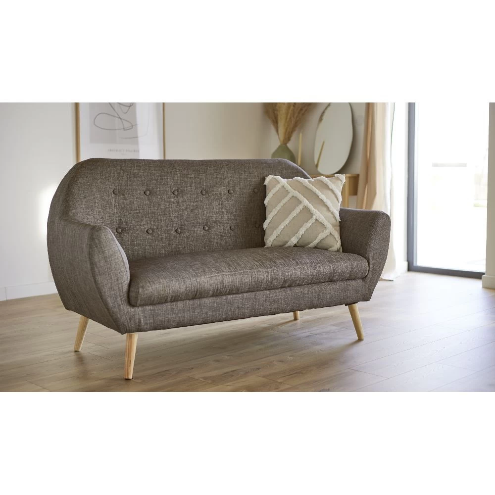 Canapé Joseph Gris Anthracite 2 Personnes 3 Canapé Joseph Gris Anthracite 2 Personnes – Image 3