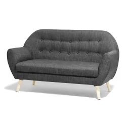 Canapé Joseph Gris Anthracite 2 Personnes 9 Canapé Joseph Gris Anthracite 2 Personnes -Vous ne pouvez pas battre les meubles. 431811 morePictures 2