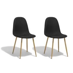 Chaise Gaby Noire X 2