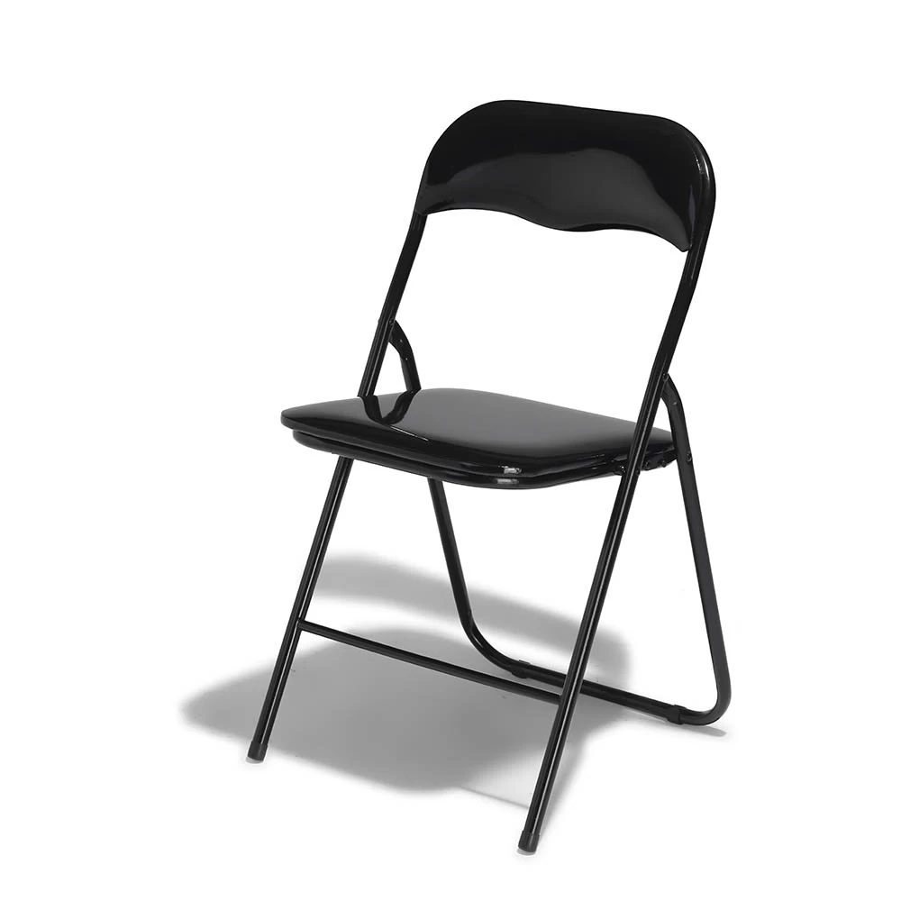 Chaise Pliante Tracy Métal Noir 2 Chaise Pliante Tracy Métal Noir – Image 2