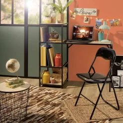 Chaise Pliante Tracy Métal Gris Anthracite -Vous ne pouvez pas battre les meubles. 441689 morePictures 4