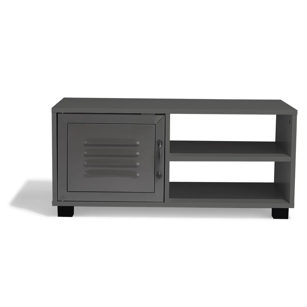 Table Basse Gris Anthracite Brooklyn 1 Porte Et 2 Niches 1 Table Basse Gris Anthracite Brooklyn 1 Porte Et 2 Niches