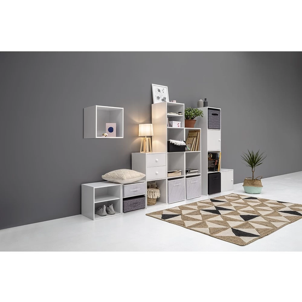 Structure Cubox 2 Cases 35x30x70cm Bois Blanc 4 Structure Cubox 2 Cases 35x30x70cm Bois Blanc – Image 4