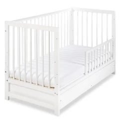 TIMI Lit Bébé Enfant à Barreaux En Bois Avec Sommier Réglable 120X60 + Tiroir Blanc 15 TIMI Lit Bébé Enfant à Barreaux En Bois Avec Sommier Réglable 120X60 + Tiroir Blanc -Vous ne pouvez pas battre les meubles. 487dd6453695ec17e721c6820388f9af none cde3f2b1a77aeca974981ceddf81909a cde3f2b