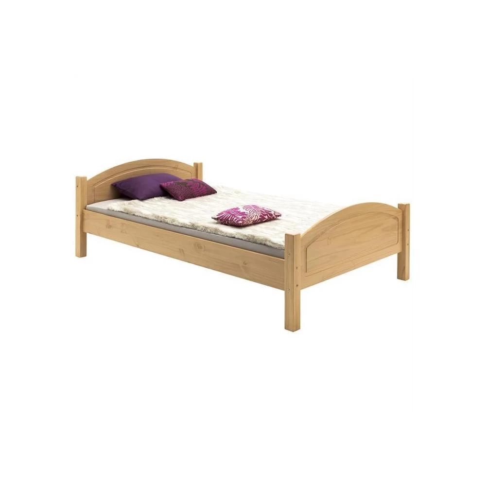 Lit En Pin FLIMS 90 X 200 Cm Lasuré Couleur Hêtre 1 Lit En Pin FLIMS 90 X 200 Cm Lasuré Couleur Hêtre