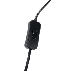 Lampe Métal Abat-jour Design Filaire Noir