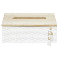 Boîte à Mouchoirs Déco Mdf Naturel Et Blanc 5 Boîte à Mouchoirs Déco Mdf Naturel Et Blanc -Vous ne pouvez pas battre les meubles. 503390