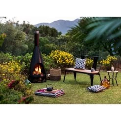 Brasero Cheminée Kingston Noir