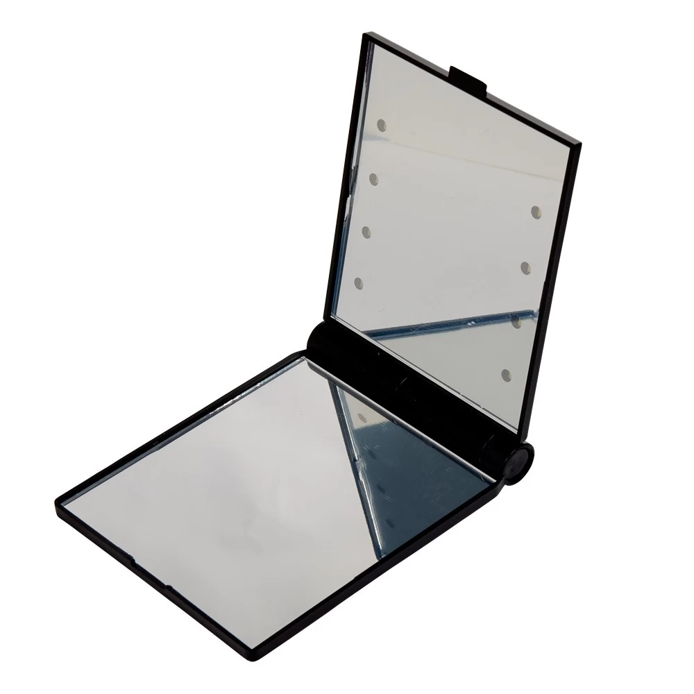 Miroir Double Carré Noir LED 3 Miroir Double Carré Noir LED – Image 3